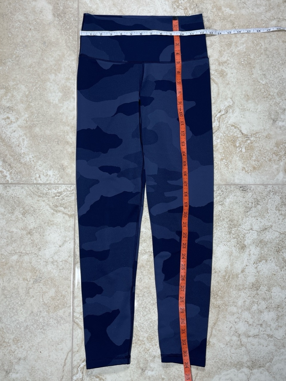 Aerie Chill. Play. Move. Navy Blue Camo Leggings Size M - Picture 6 of 8